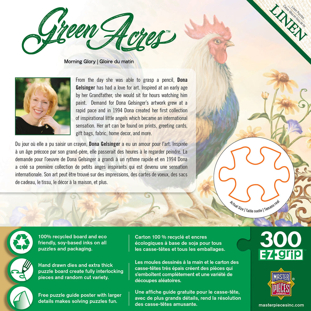Puzzle Masterpieces:  300 piece EzGrip Green Acres - Morning Glory