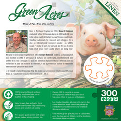 Puzzle Masterpieces:  300 piece EzGrip Green Acres - Three 'Lil Pigs