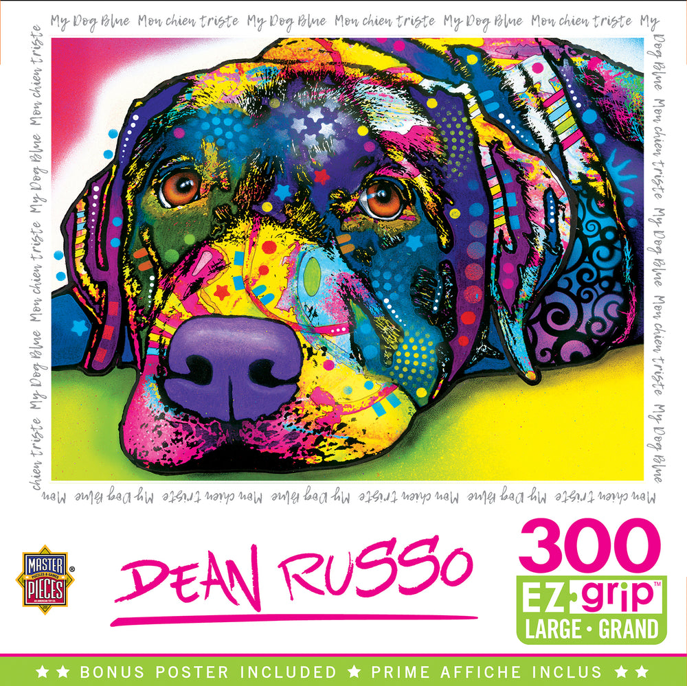 Puzzle Masterpieces:  300 Piece EZGrip Dean Russo - My Dog Blue