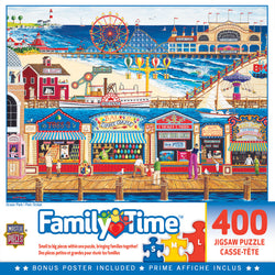 Puzzle Masterpieces:  400 piece Family Time - Ocean Park