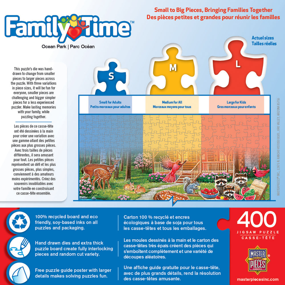 Puzzle Masterpieces:  400 piece Family Time - Ocean Park