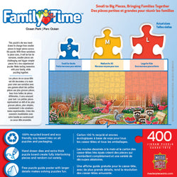 Puzzle Masterpieces:  400 piece Family Time - Ocean Park