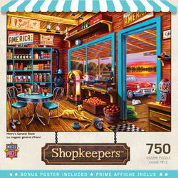 Puzzle Masterpieces:  750 Piece Shopkeepers - Henry's General Store