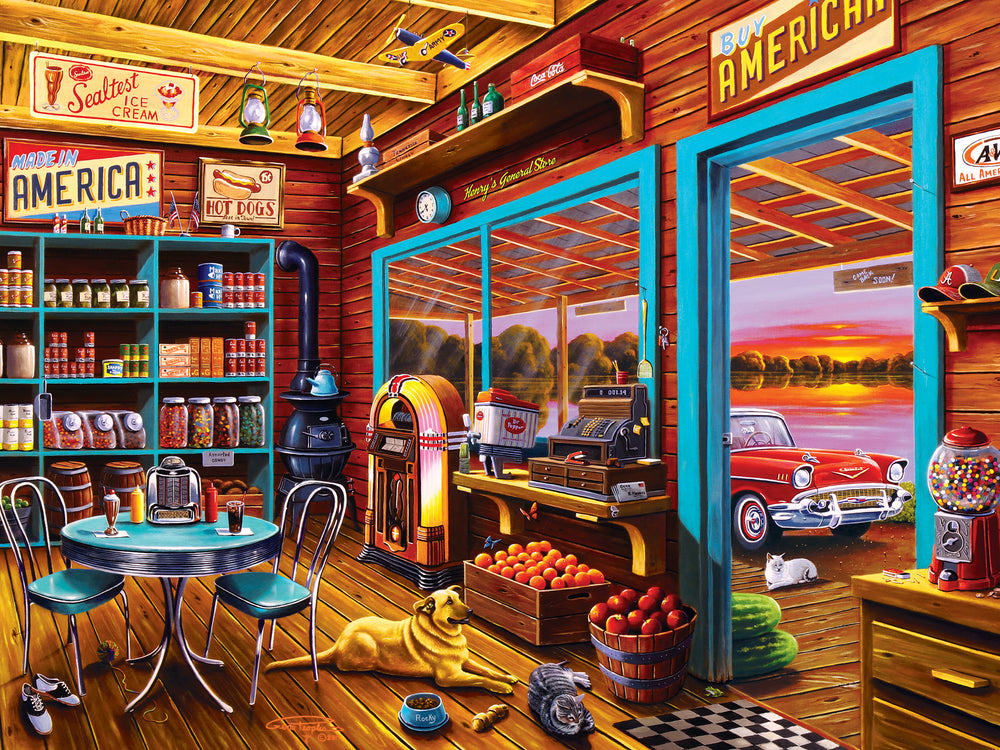Puzzle Masterpieces:  750 Piece Shopkeepers - Henry's General Store