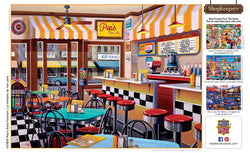 Puzzle Masterpieces:  750 Piece Shopkeepers - Pop's Soda Fountain