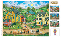 Puzzle Masterpieces:  550 Piece Heartland Collection - Liberty Farm Parade