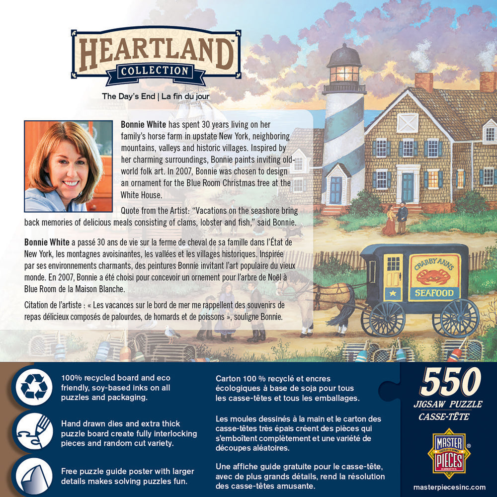 Puzzle Masterpieces:  550 Piece Heartland Collection - The Days End