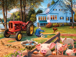 Puzzle Masterpieces:  500 Piece Hidden Images Glow In The Dark - Welcome Home