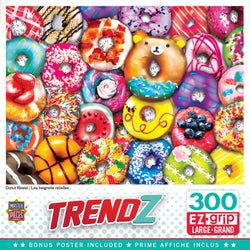 Puzzle Masterpieces:  300 Piece EZGrip Trendz - Donut Resist