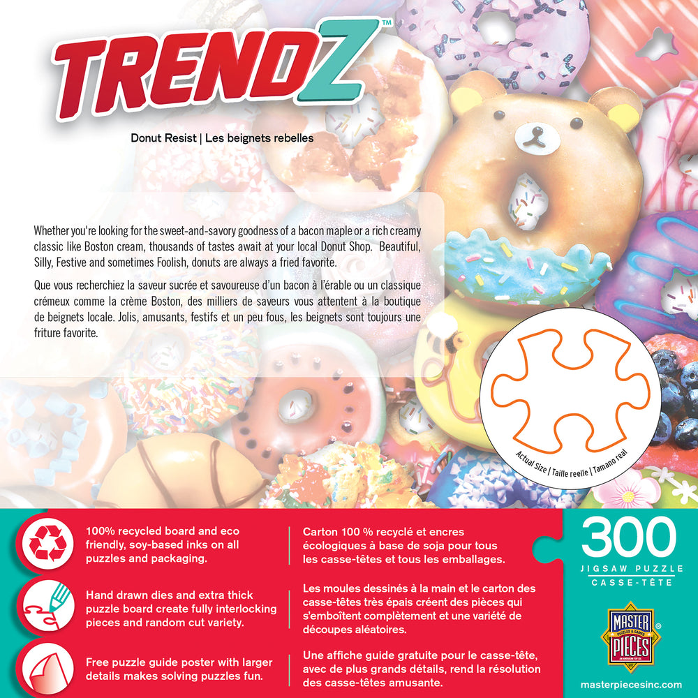 Puzzle Masterpieces:  300 Piece EZGrip Trendz - Donut Resist