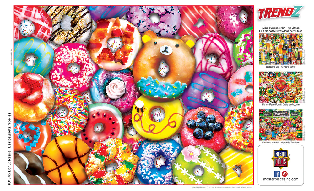 Puzzle Masterpieces:  300 Piece EZGrip Trendz - Donut Resist