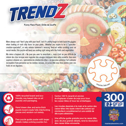 Puzzle Masterpieces:  300 piece EzGrip Trendz - Funny Face Food