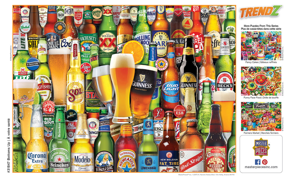 Puzzle Masterpieces:  300 piece EzGrip Trendz - Bottoms Up