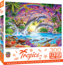 Puzzle Masterpieces:  300 piece EzGrip Tropics - Fantasy Isle