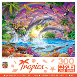 Puzzle Masterpieces:  300 piece EzGrip Tropics - Fantasy Isle