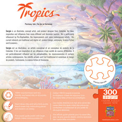 Puzzle Masterpieces:  300 piece EzGrip Tropics - Fantasy Isle