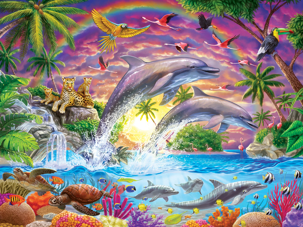 Puzzle Masterpieces:  300 piece EzGrip Tropics - Fantasy Isle