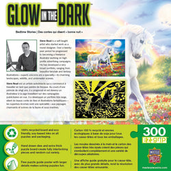 Puzzle Masterpieces:  300 Piece EZGrip Glow In The Dark - Bedtime Stories