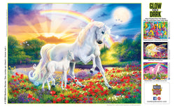 Puzzle Masterpieces:  300 Piece EZGrip Glow In The Dark - Bedtime Stories