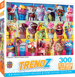 Puzzle Masterpieces:  300 piece EzGrip Trendz - Freakshakes