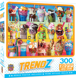 Puzzle Masterpieces:  300 piece EzGrip Trendz - Freakshakes