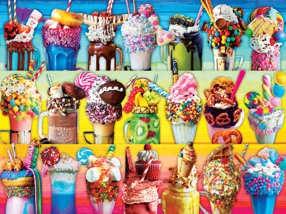 Puzzle Masterpieces:  300 piece EzGrip Trendz - Freakshakes