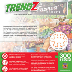 Puzzle Masterpieces:  300 piece EzGrip Trendz - Farmers Market