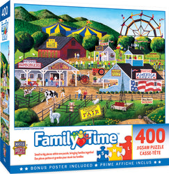 Puzzle Masterpieces:  400 piece Family Time - Summer Carnival