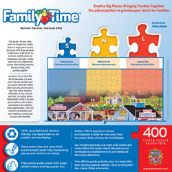 Puzzle Masterpieces:  400 piece Family Time - Summer Carnival