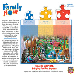 Puzzle Masterpieces:  400 piece Family Time - Peeking Through