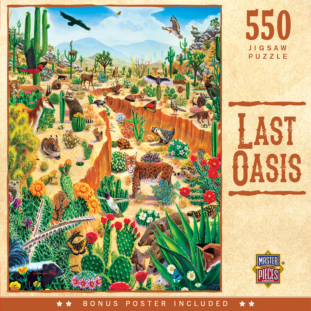 Puzzle Masterpieces:  550 Piece Tribal Spirit - Last Oasis
