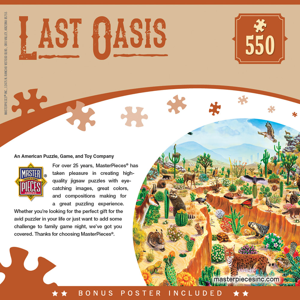 Puzzle Masterpieces:  550 Piece Tribal Spirit - Last Oasis