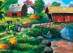 Puzzle Masterpieces:  500 Piece 4-Pack Farm & Country