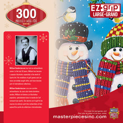 Puzzle Masterpieces:  300 Piece EzGrip Holiday - Snowy Afternoon Friends