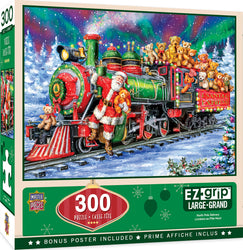 Puzzle Masterpieces:  300 Piece EzGrip Holiday - North Pole Delivery