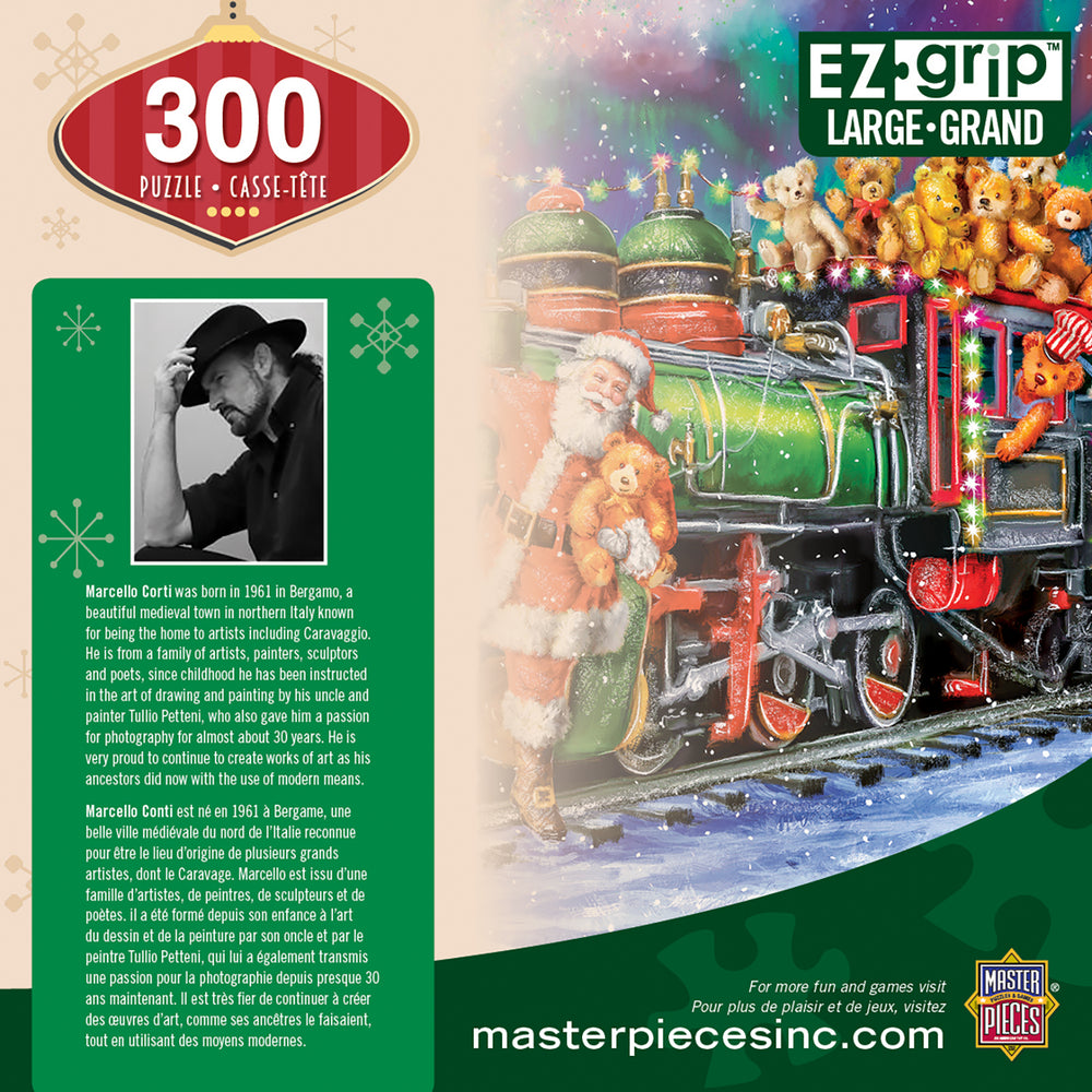 Puzzle Masterpieces:  300 Piece EzGrip Holiday - North Pole Delivery