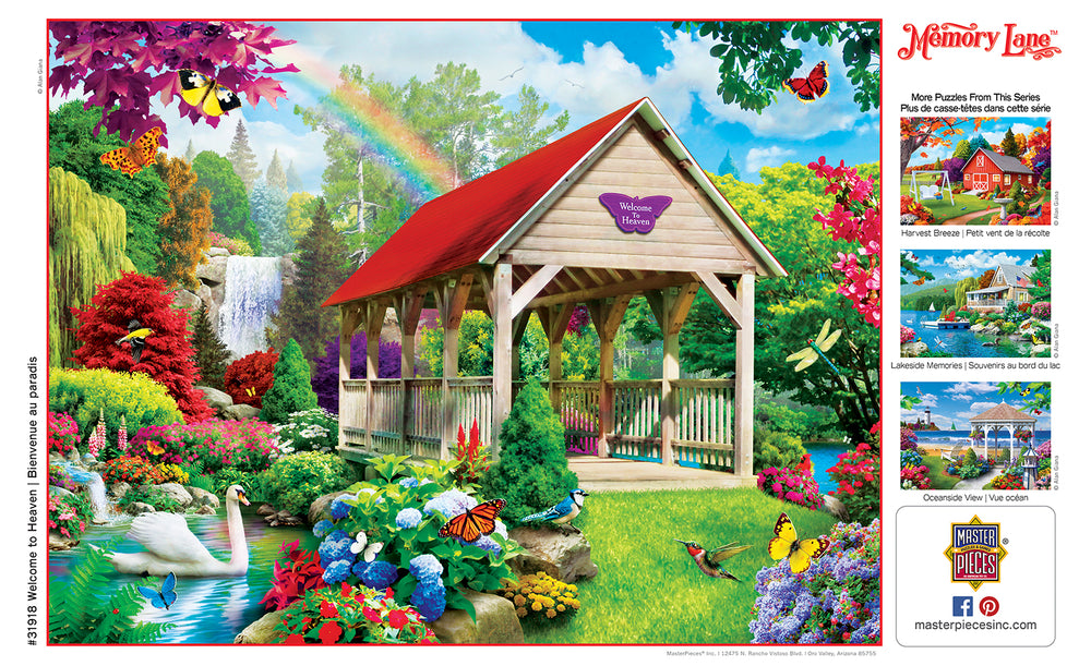 Puzzle Masterpieces:  300 piece EzGrip Memory Lane - Welcome to Heaven