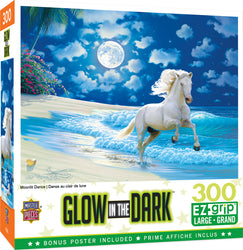 Puzzle Masterpieces:  300 Piece EZGRip Glow in the Dark - Moonlit Dance