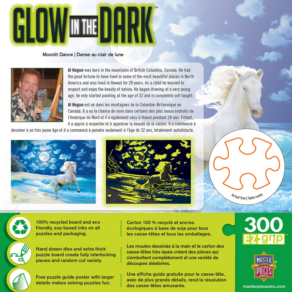 Puzzle Masterpieces:  300 Piece EZGRip Glow in the Dark - Moonlit Dance