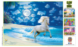 Puzzle Masterpieces:  300 Piece EZGRip Glow in the Dark - Moonlit Dance