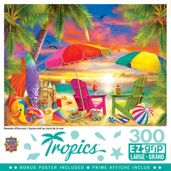 Puzzle Masterpieces:  300 Piece EzGrip Tropics - Seaside Afternoon