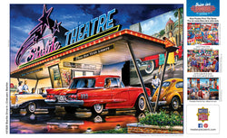 Puzzle Masterpieces:  550 Piece Drive-Ins, Diners and Dives - Starlite Drive-In