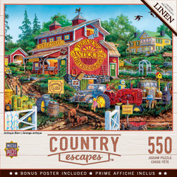 Puzzle Masterpieces:  500 Piece Country Escapes - Antique Barn