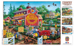 Puzzle Masterpieces:  500 Piece Country Escapes - Antique Barn