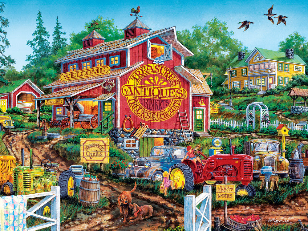 Puzzle Masterpieces:  500 Piece Country Escapes - Antique Barn