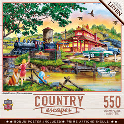 Puzzle Masterpieces:  550 Piece Country Escapes - Apple Express
