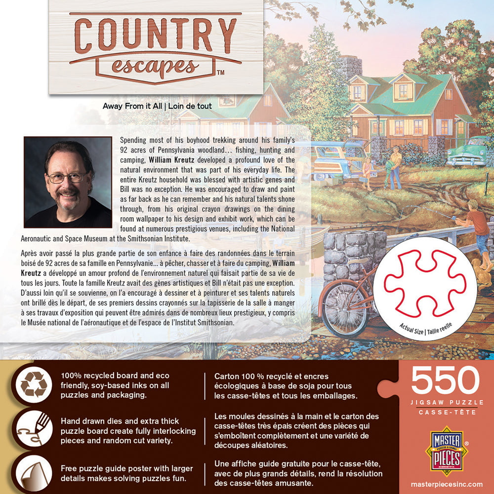Puzzle Masterpieces:  500 Piece Country Escapes - Away From it All