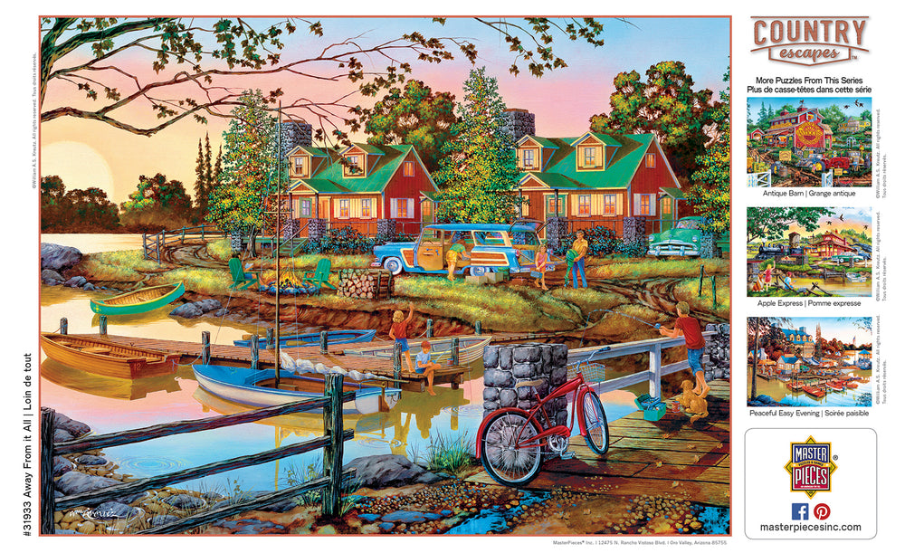 Puzzle Masterpieces:  500 Piece Country Escapes - Away From it All