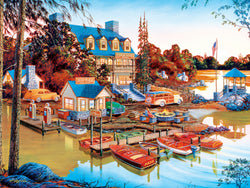 Puzzle Masterpieces:  550 Piece Country Escapes - Peaceful Easy Evening