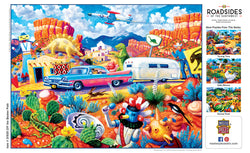 Puzzle Masterpieces:  550 Piece Roadsides of the Southwest - Off the Beaten Path